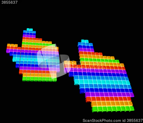 Image of Set of Link selection computer mouse cursor