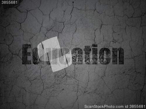 Image of Studying concept: Education on grunge wall background