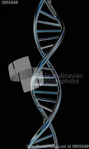 Image of DNA structure model