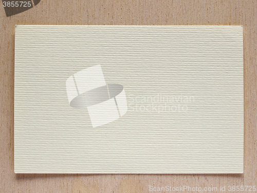 Image of Blank paper tag label