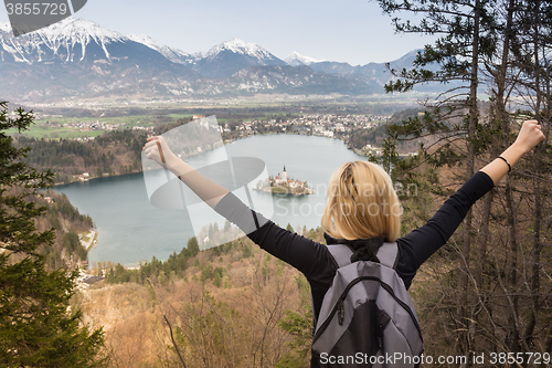 Image of Beautiful nature around Bled Lake, Slovenia.