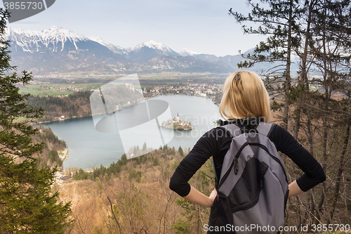 Image of Beautiful nature around Bled Lake, Slovenia.