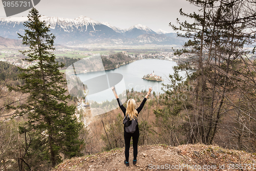 Image of Beautiful nature around Bled Lake, Slovenia.