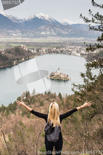 Image of Beautiful nature around Bled Lake, Slovenia.