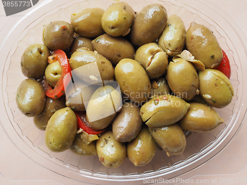 Image of Green olives vegetables