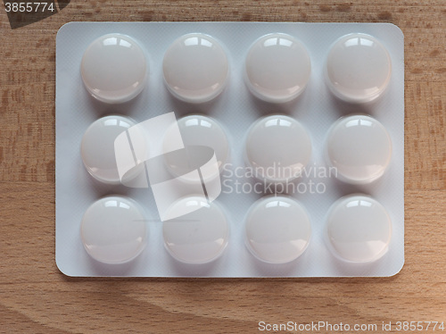 Image of Medical pills on a table