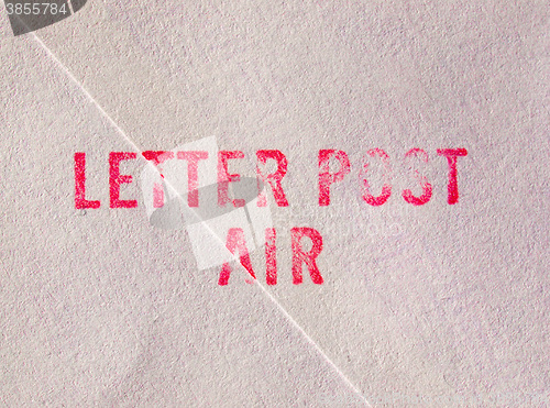 Image of Letter post air