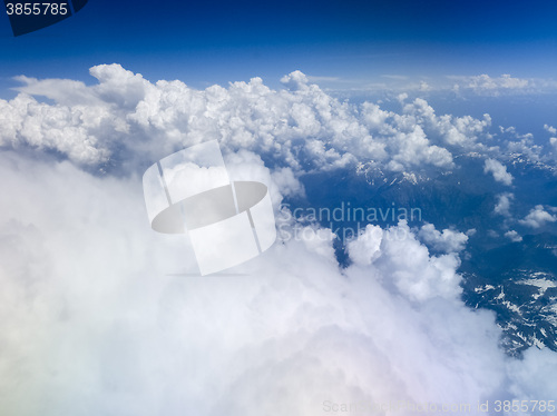 Image of Clouds on Alps