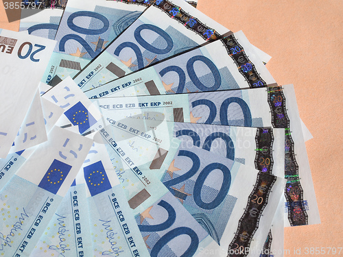 Image of Twenty Euro notes