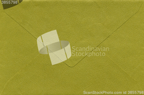 Image of Green envelope isolated