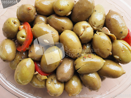 Image of Green olives vegetables