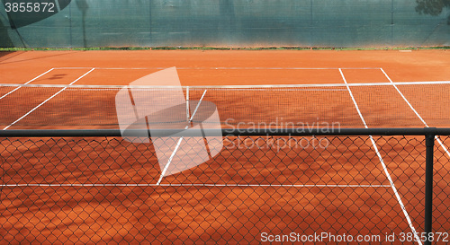 Image of Clay tennis court