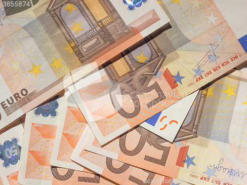 Image of Fifty Euro notes