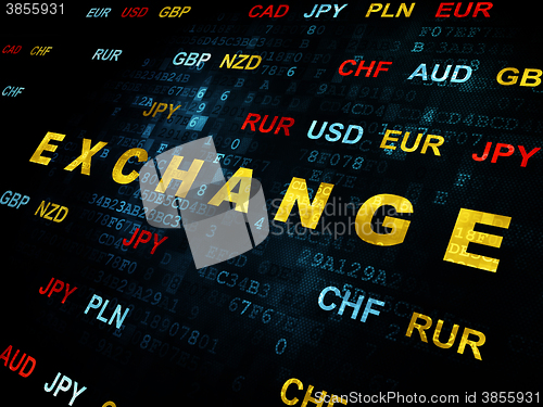 Image of Banking concept: Exchange on Digital background