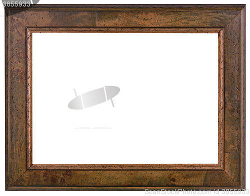 Image of Wooden Patina frame Cutout