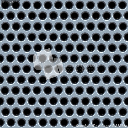Image of chrome mesh