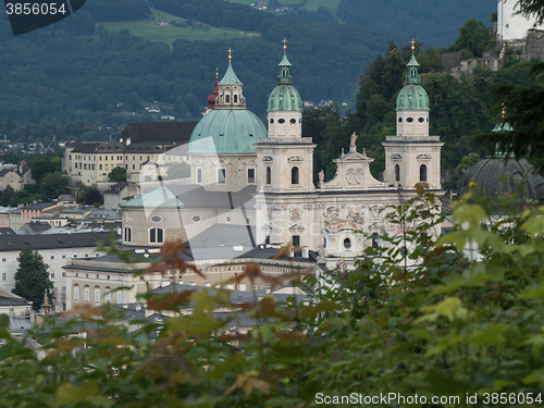 Image of A view of the city of Salzburg