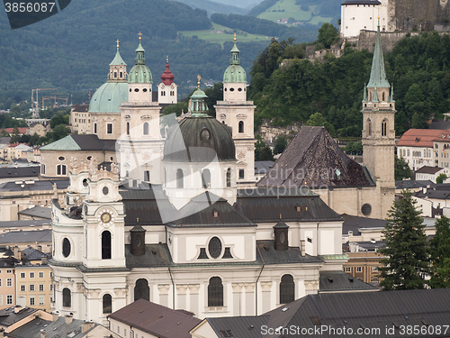 Image of A view of the city of Salzburg