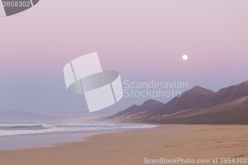 Image of Cofete beach, Fuerteventura, Canary Islands, Spain