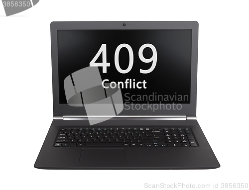 Image of HTTP Status code - 409, Conflict