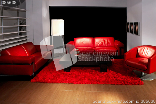 Image of Living room red