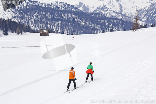 Image of Cross-country skiing langlauf