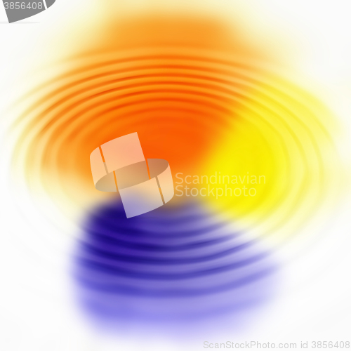 Image of Abstract color spots and ripples