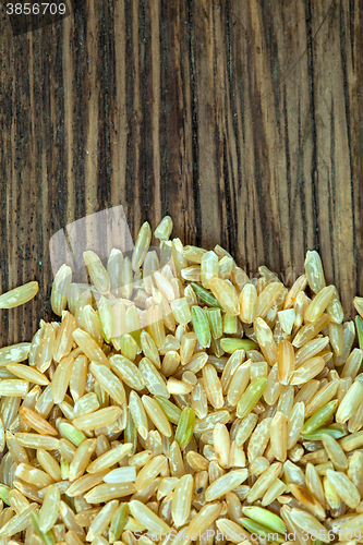 Image of seeds of a brown rice