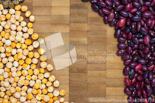 Image of colorful bean and pea