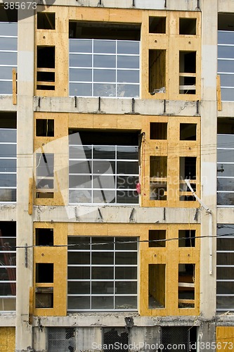 Image of Close up on a Building under Construction