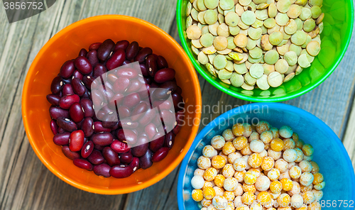 Image of bean, lentil and pea