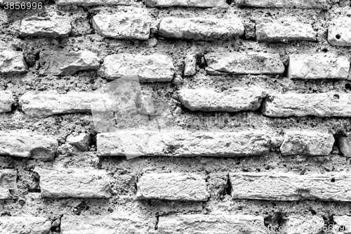 Image of Rustic Black and white brickwall