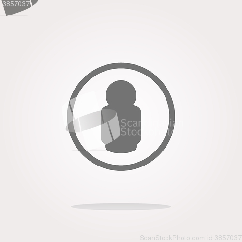 Image of vector people silhouette web icon app button. Web Icon Art. Graphic Icon Drawing