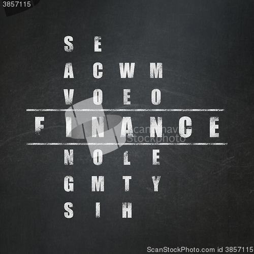 Image of Banking concept: Finance in Crossword Puzzle