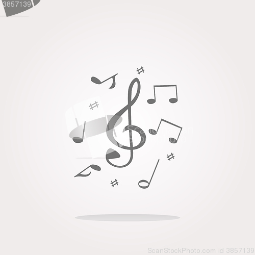 Image of Music note Icon Vector. Music note Icon Picture. Music note Icon Image. Music note Icon Art. Music note Icon Drawing