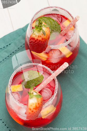 Image of Cold strawberry drink