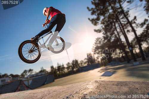 Image of High BMX jump