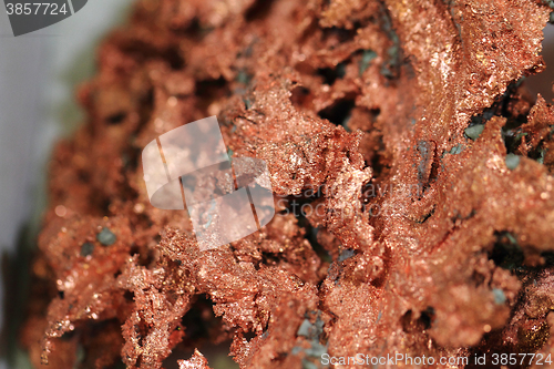 Image of copper metal texture