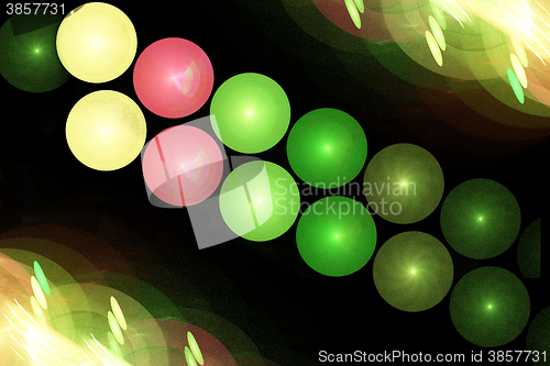 Image of Fractal image \"Glowing balls\"