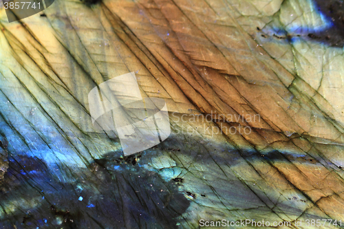 Image of labradorite mineral background