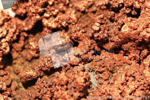 Image of copper metal texture