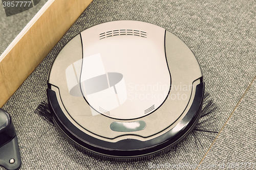 Image of Robotics - the automated robot the vacuum cleaner.