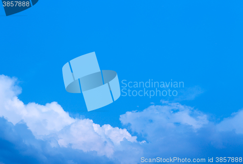 Image of Clouds on blue sky