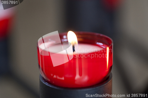 Image of Red candle