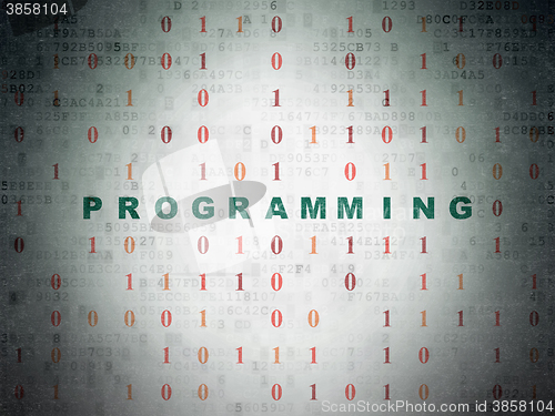 Image of Software concept: Programming on Digital Paper background
