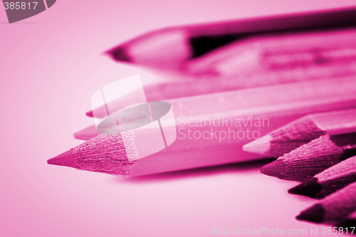 Image of Close-up pencil.