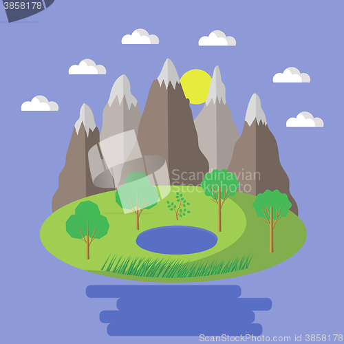 Image of Spring Landscape. Nature Background