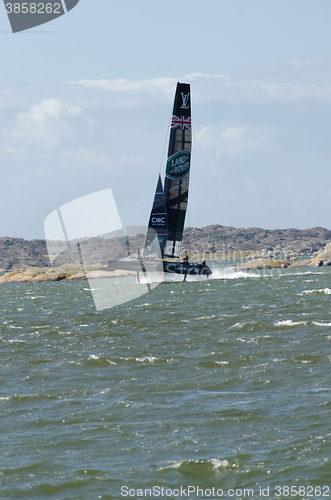 Image of americas cup in sweden team New Zealand 