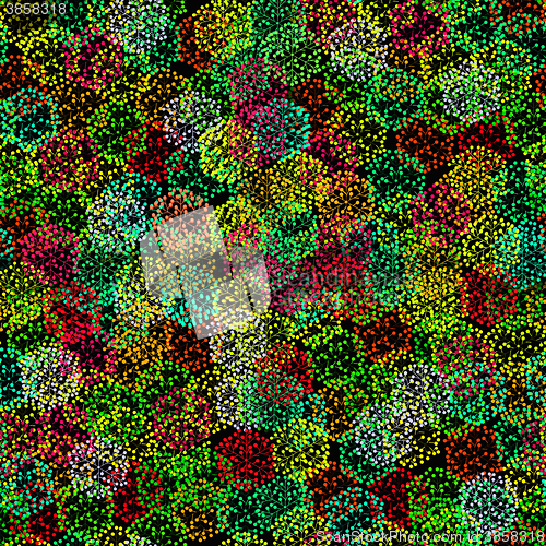 Image of Seamless texture of  abstract colorful berries