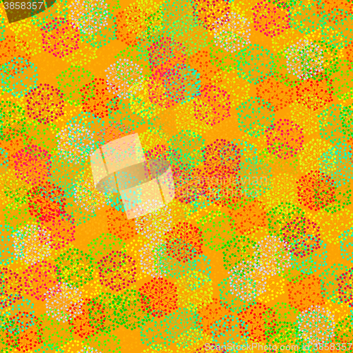 Image of Seamless texture of  abstract colorful berries
